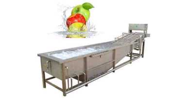 Apple Bubble Cleaning Machine