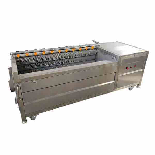 Cleaning and peeling machine1