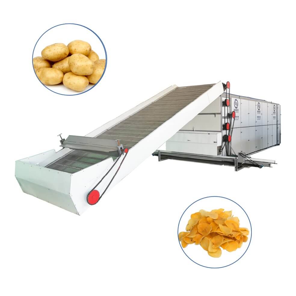 potato Multi-layer Mesh Belt Dryer