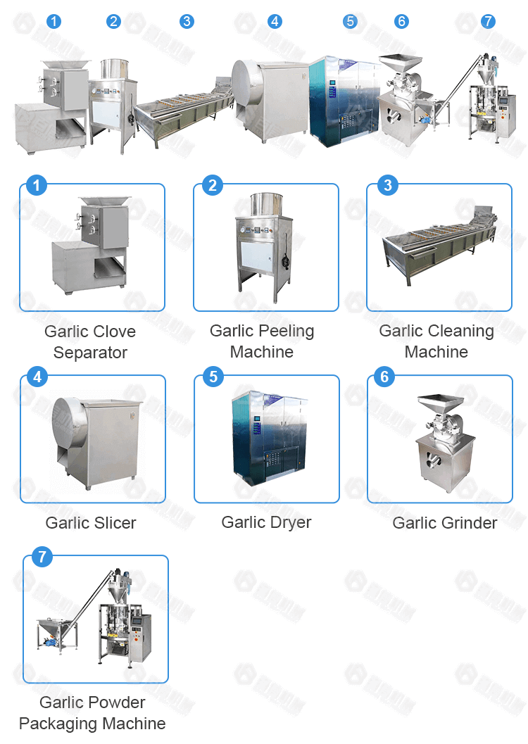 Small Business Garlic Powder Making Machines 300kg /h