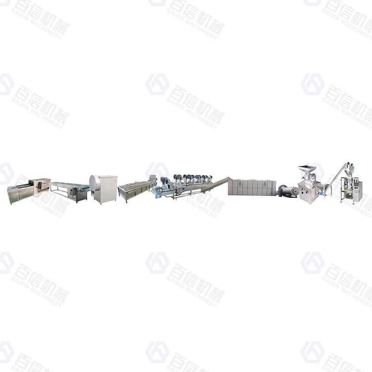 onion powder processing line