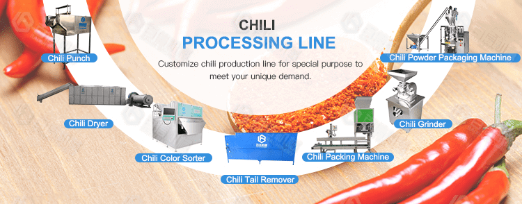chili production line banner