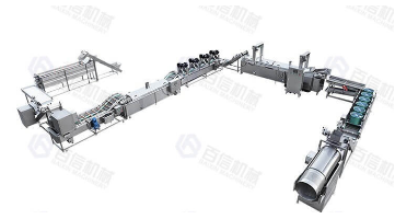 automatic potato chips production line video