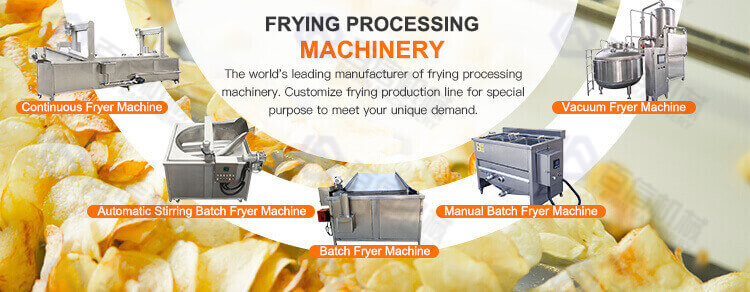 Automatic Stirring Batch Fryer Machine