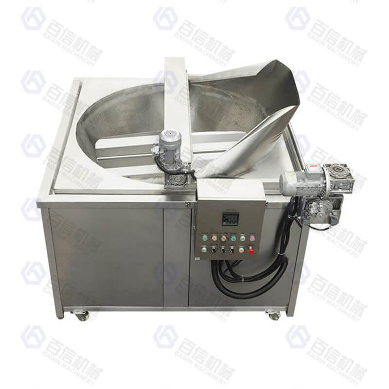 Automatic Stirring Batch Fryer Machine - Baixin