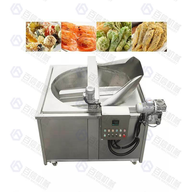 Automatic Stirring Batch Fryer Machine4