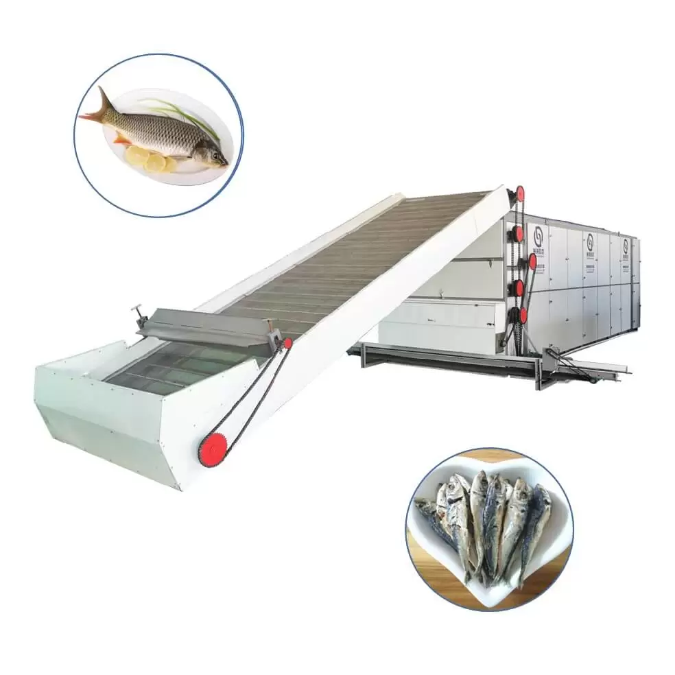 Fish Multi-layer Mesh Belt Dryer